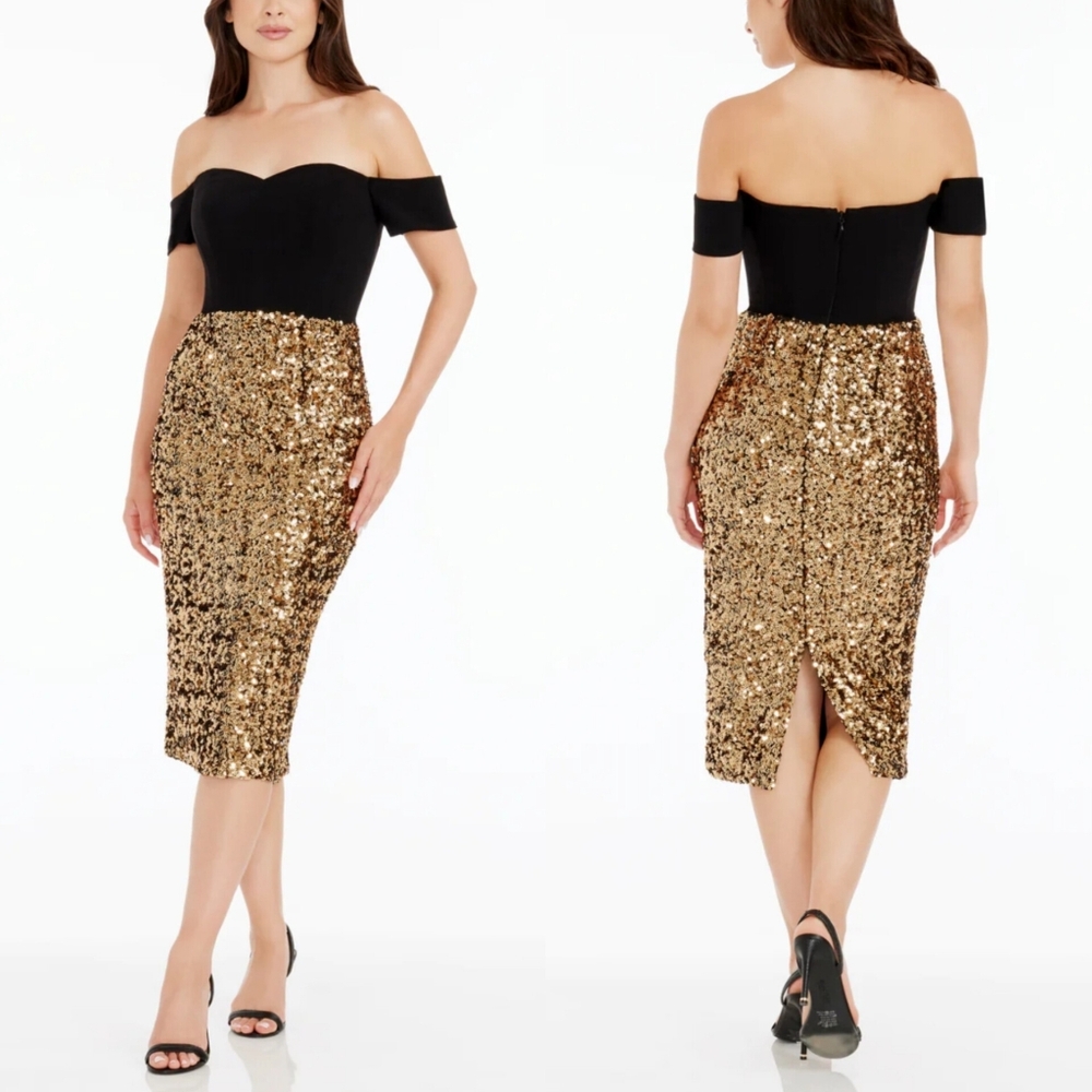🔥Dress the Population Bailey Sequin Dress